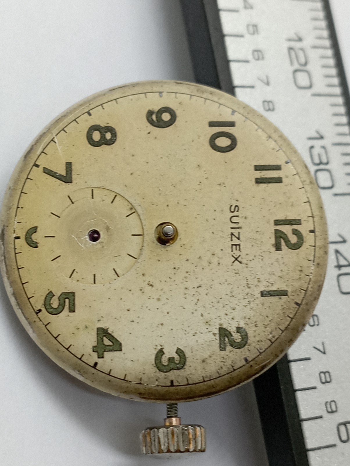 Vintage cal. “Cupillard 233 NEW” Watch Movement WORKING Very Well From 1950