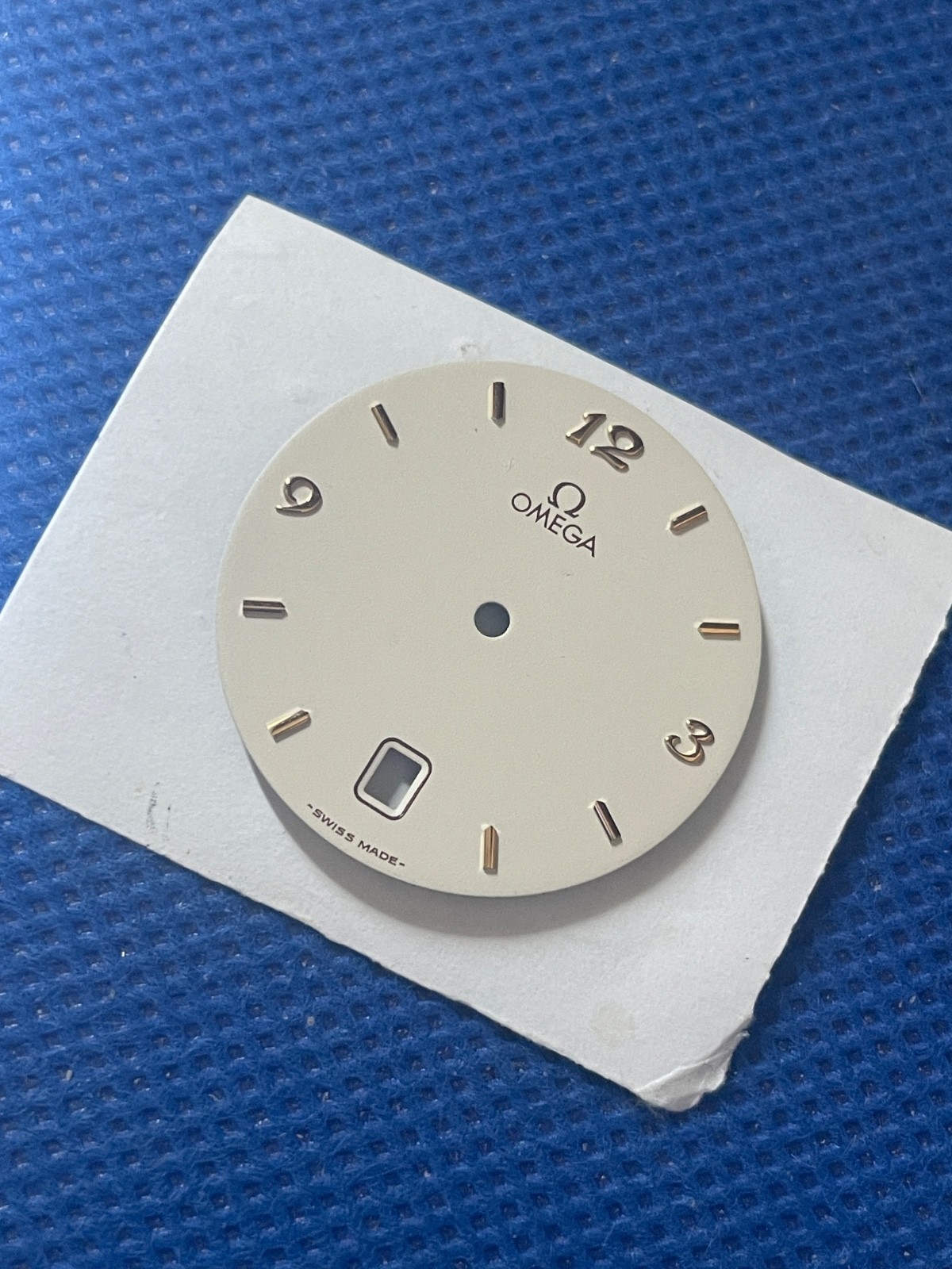 Genuine Omega Quartz White dial 26.4mm for cal. 1430 NOS (1/15598)