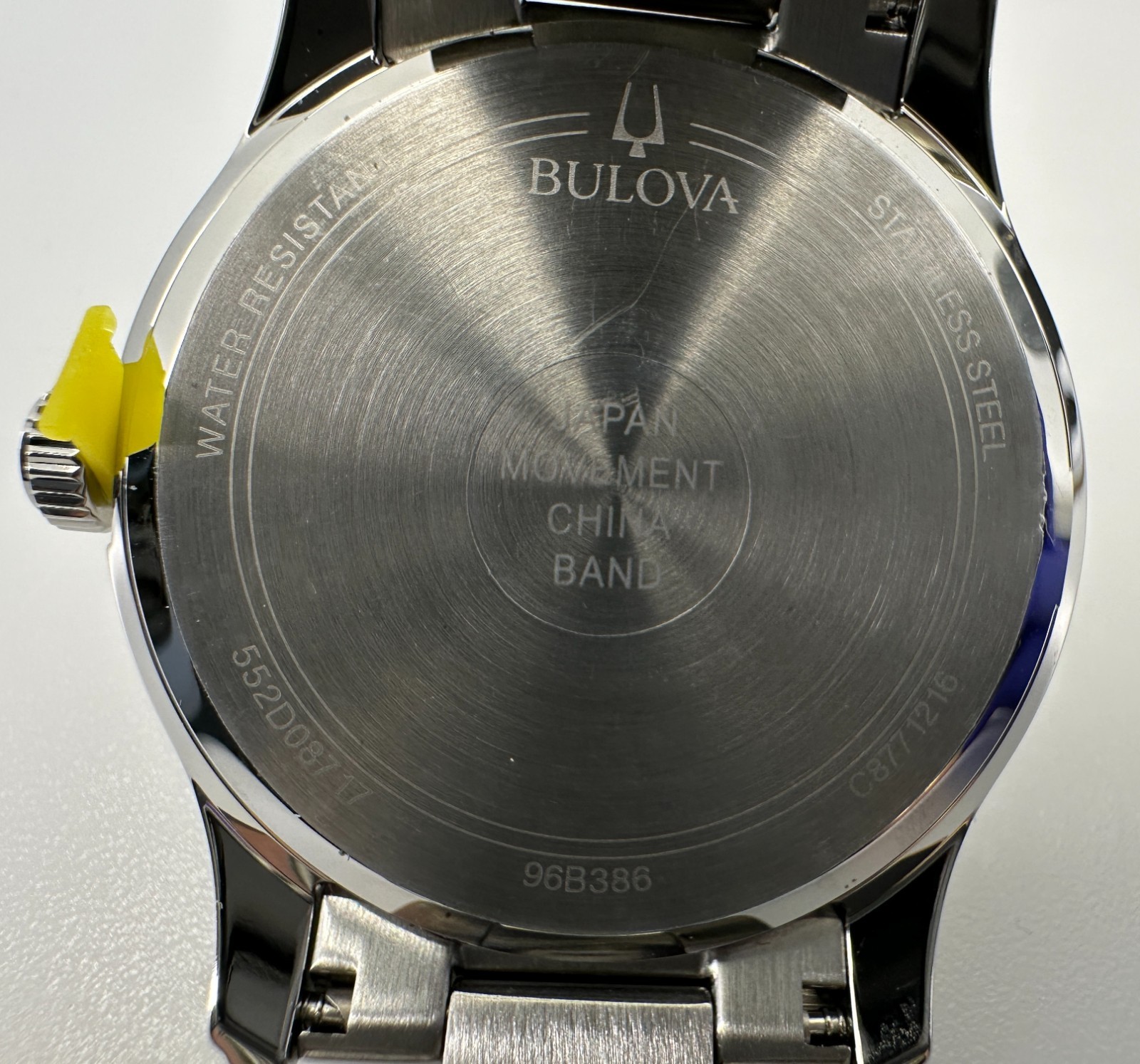 Bulova Wilton Men’s Quartz Silver-Tone Blue Dial Watch 41MM 96B386 #219