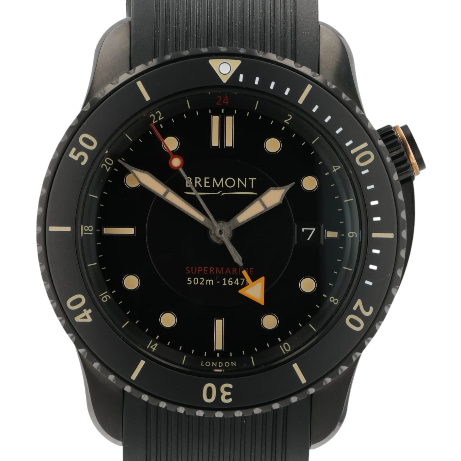 Bremont Supermarine Black Dial Stainless Steel 43mm Automatic Men’s Watch