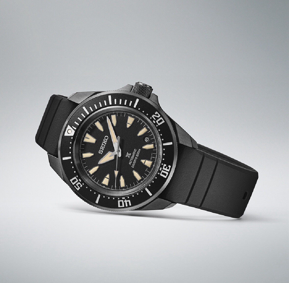 Seiko Prospex Sea Samurai Diver Black Dial Silicone Band Watch SRPL11 Japan New