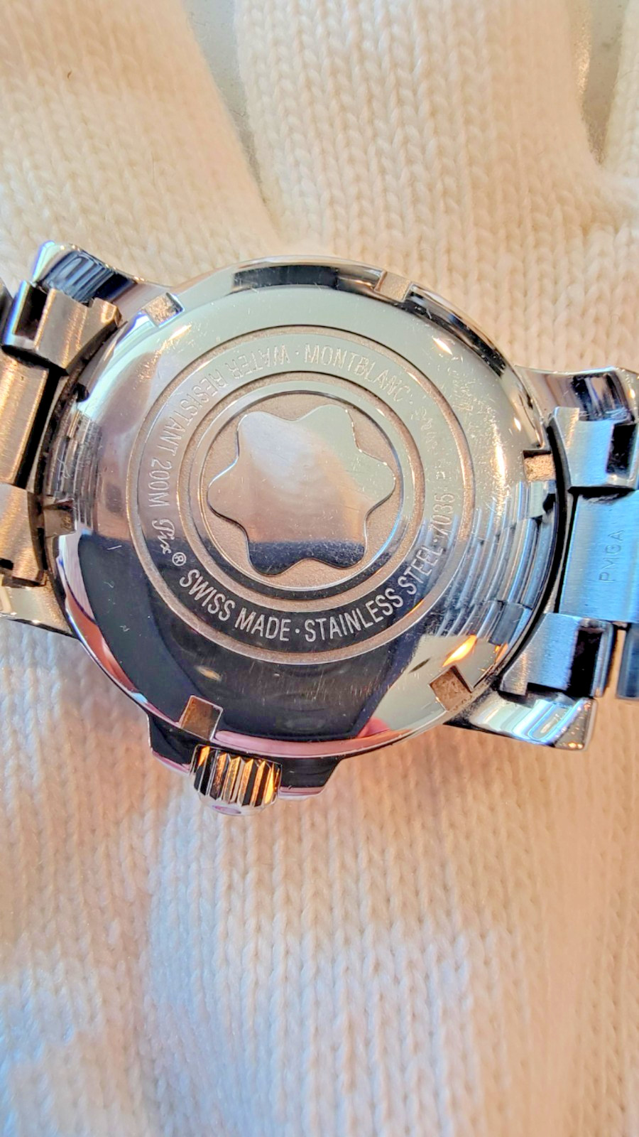 Montblanc Meisterstück Sport 7035 Auto Diver, Steel + Rubber / Box + Extra Links