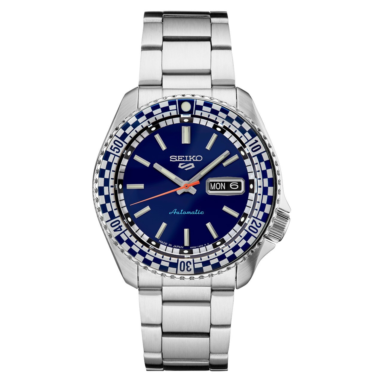 Seiko 5 Sports Special Edition 10 Bar Automatic Men’s Watch (Blue)