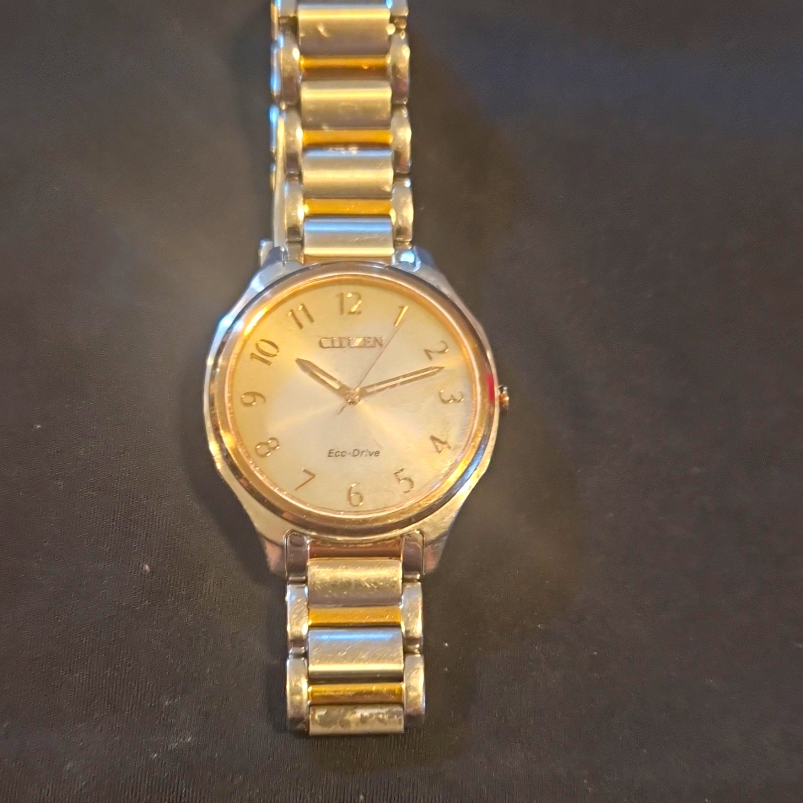 Citizen Eco-Drive Women’s Silver Tone 25mm Bracelet Watch, Arabic Dial 30m