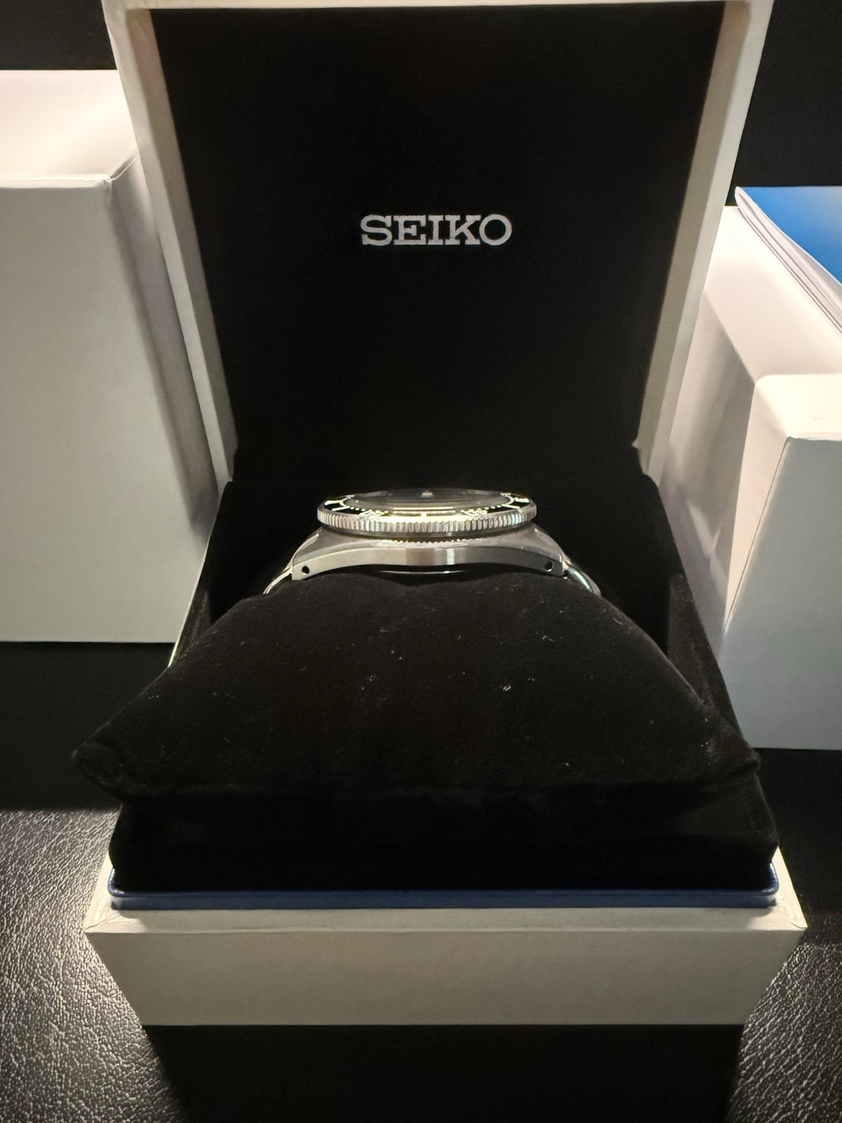 Seiko SPB451 Automatic Diver 300m Blue Dial/Bezel Stainless Steel Bracelet