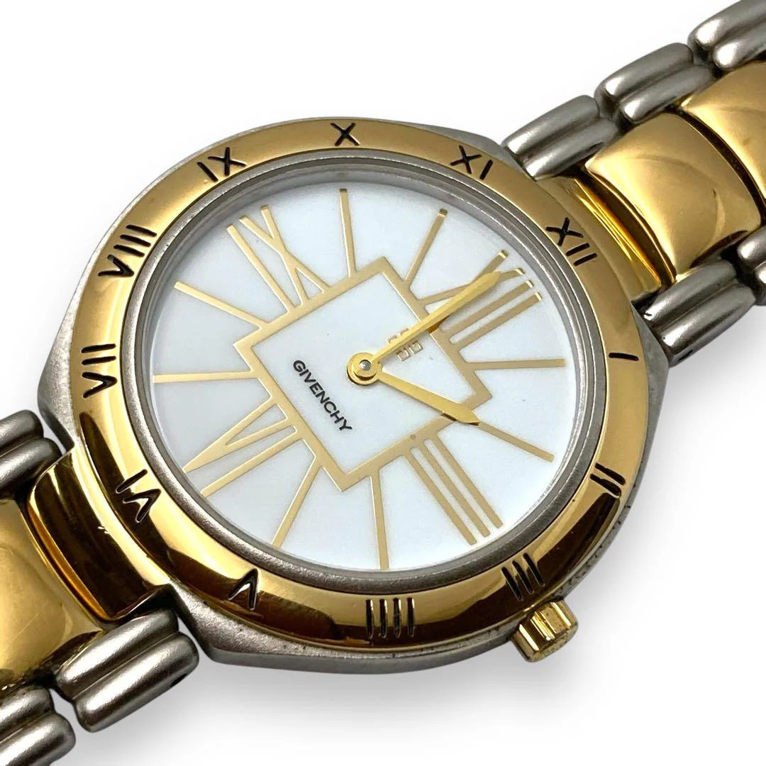 GIVENCHY Quartz Gold-Tone White Dial 33mm Watch