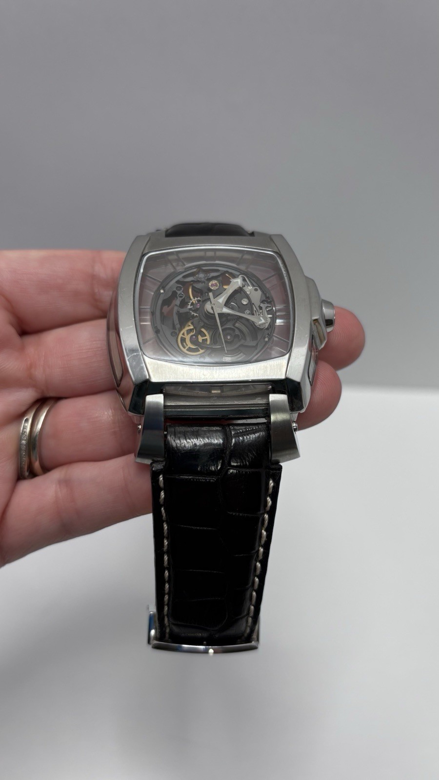 Invicta 2700 Sapphire Ghost Swiss Made ETA Valjoux Automatic Skeleton 47mm Watch