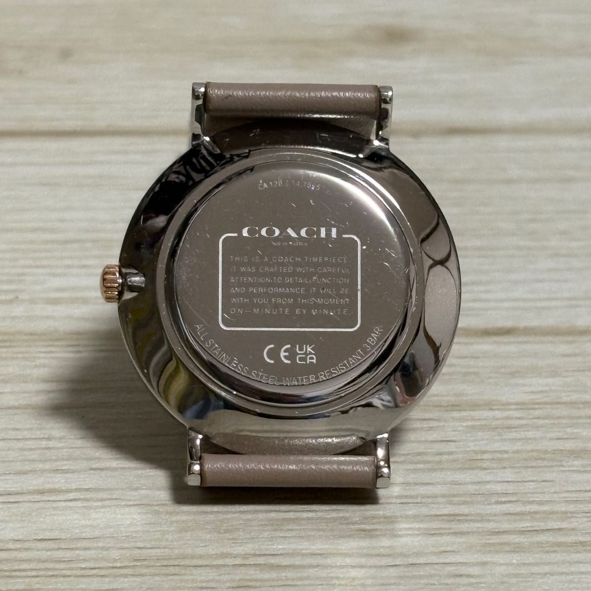 COACH ladies wristwatch beige