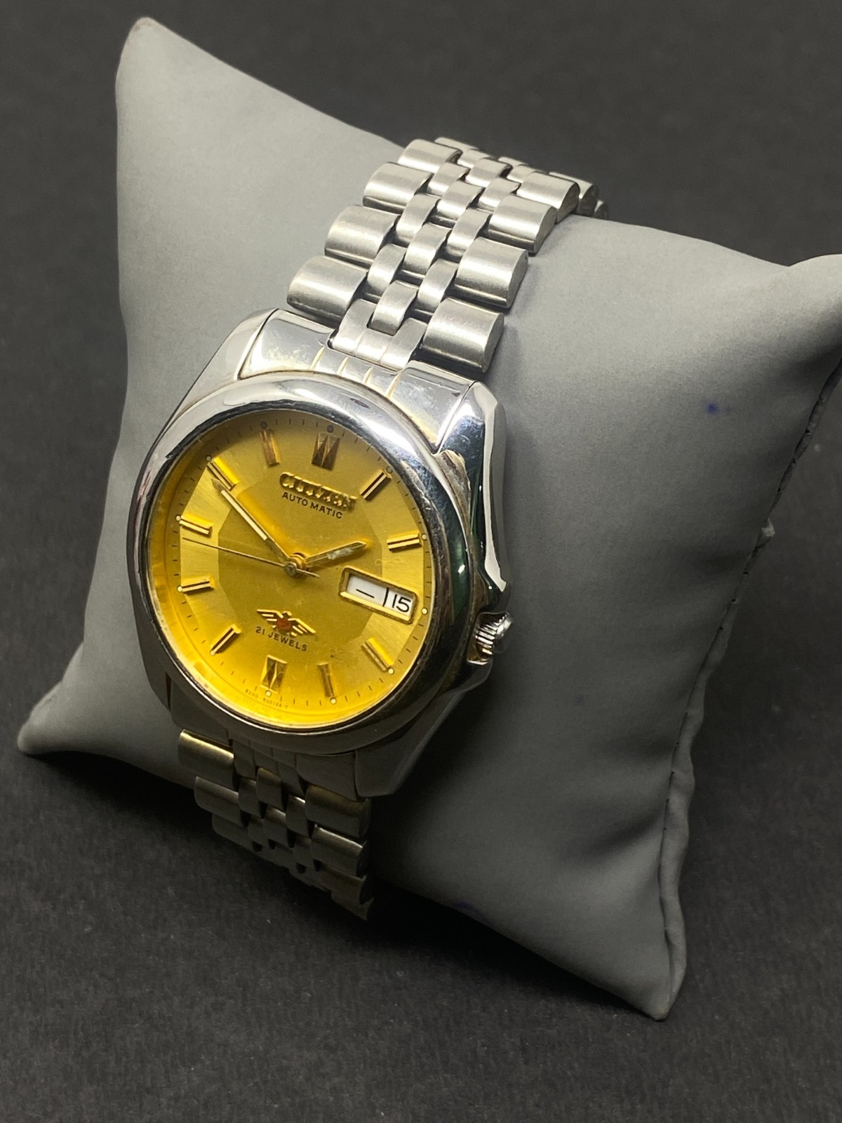 Vintage Citizen Automatic 8200A Japan Movement Day-Date Men’s Wrist Watch