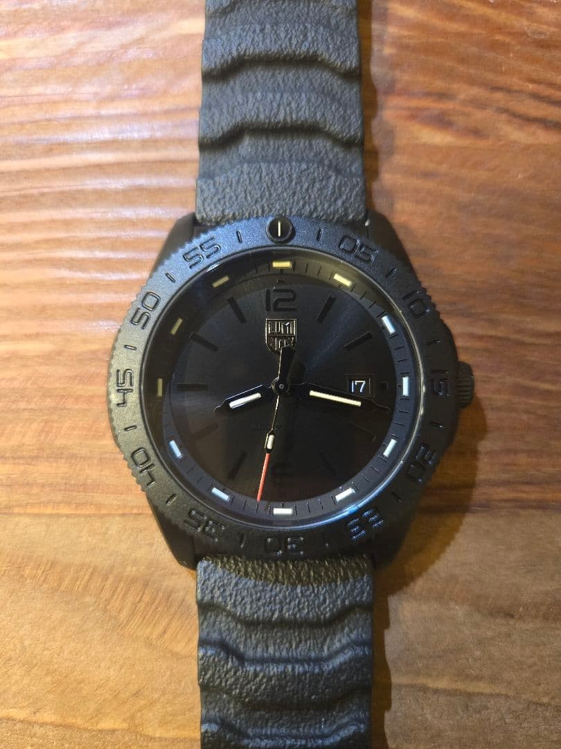 LUMINOX Ref.3121 Blackout Pacific Diver 3120 44mm Black SS Quartz Watch
