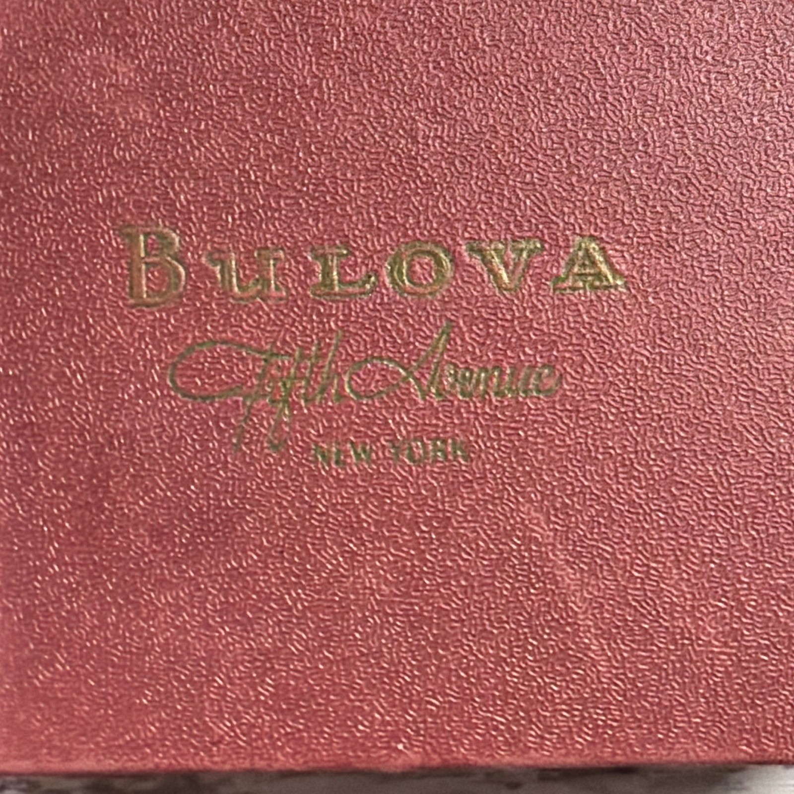 Bulova Fifth Avenue Women’s Vintage Manual Mechanical Square Silver Dial Box