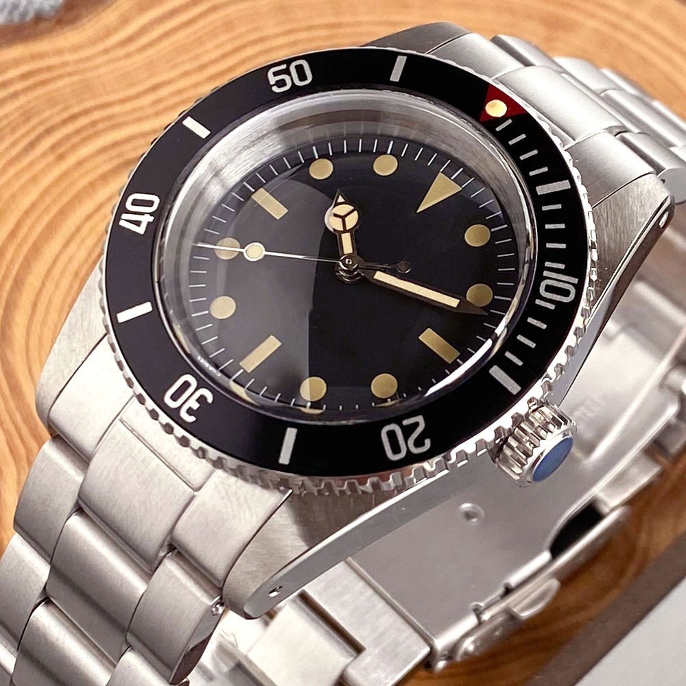 Tandorio New 38mm Sapphire 20ATM Stainless Steel NH35/PT5000 Automatic Men Watch