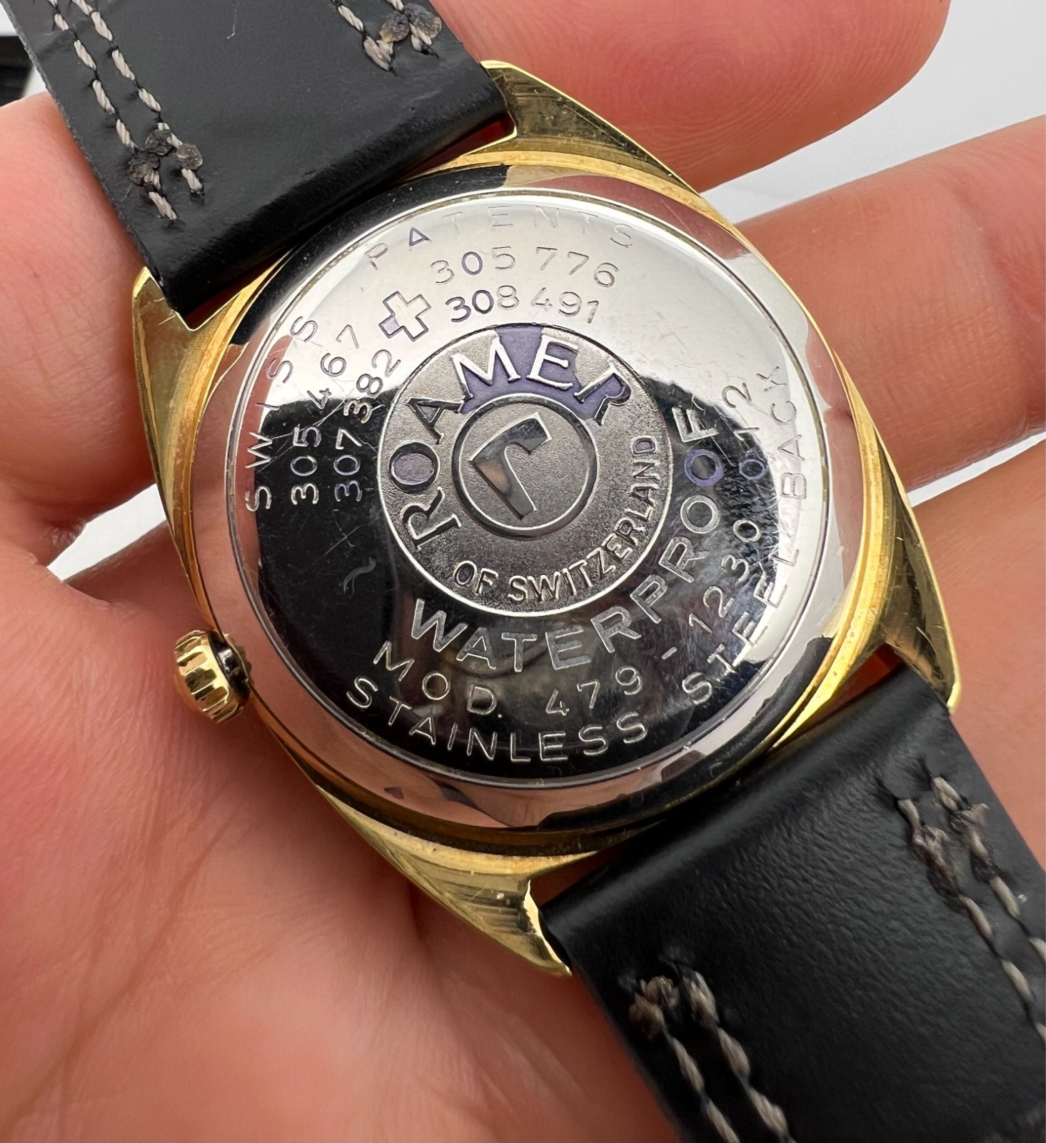 VINTAGE ROAMER ANFIBIO MATIC AUTOMATIC GOLD PLATED MENS WATCH