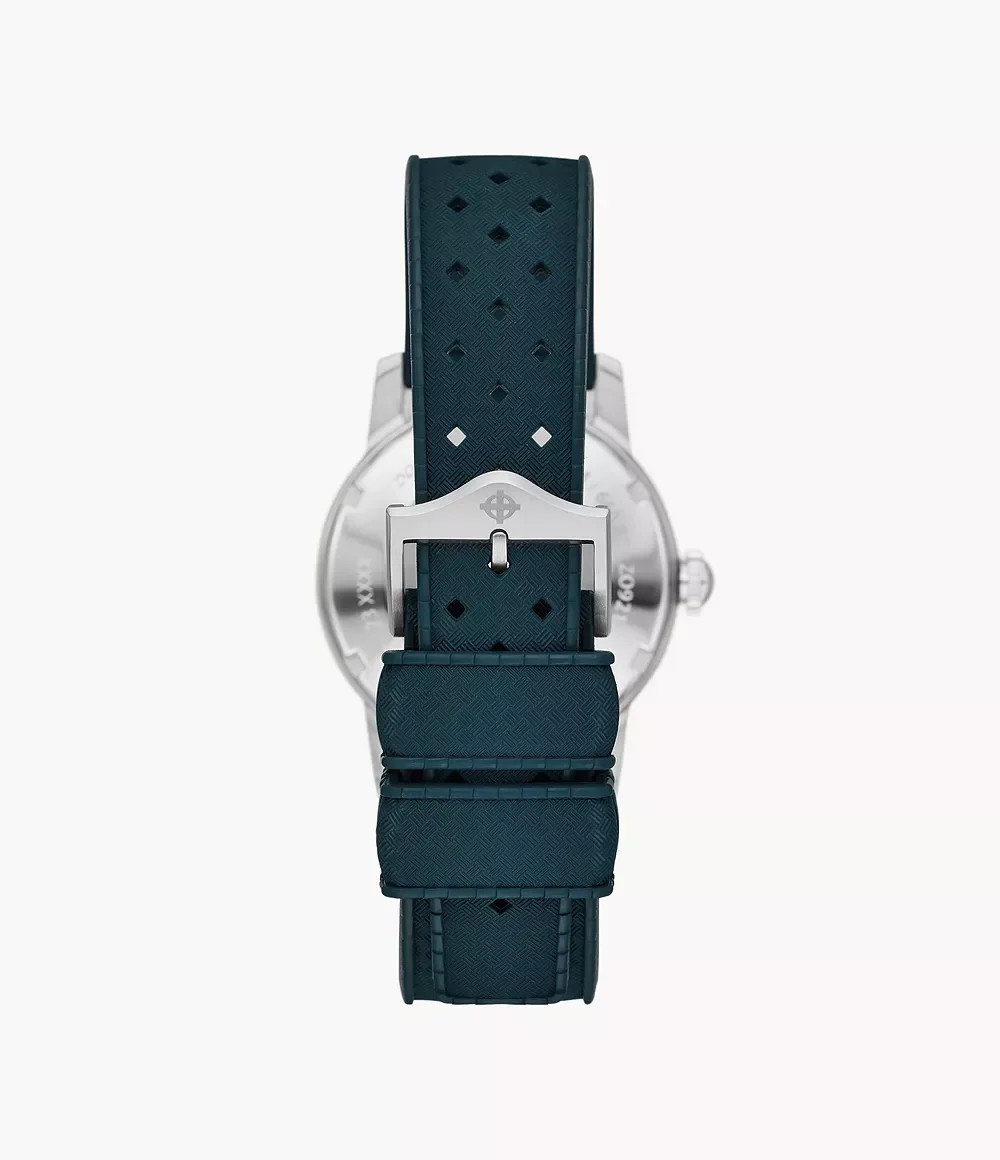 Zodiac Super Sea Wolf Skin Diver Automatic Blue Dial Rubber Strap Watch ZO9217