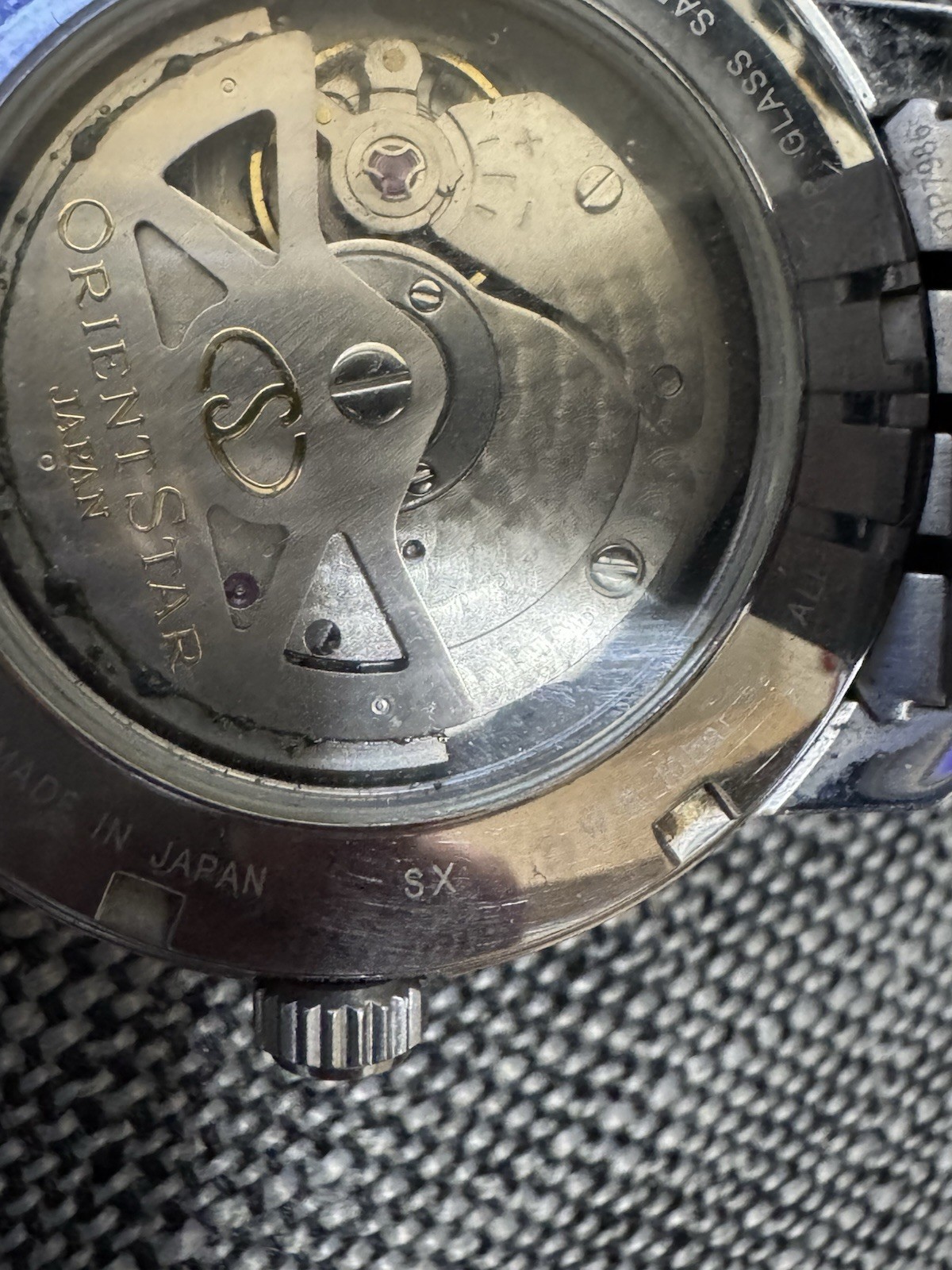 Orient Men’s Star Retrograde Men’s Watch Black Dial Steel Bracelet 40-43.9mm 50m