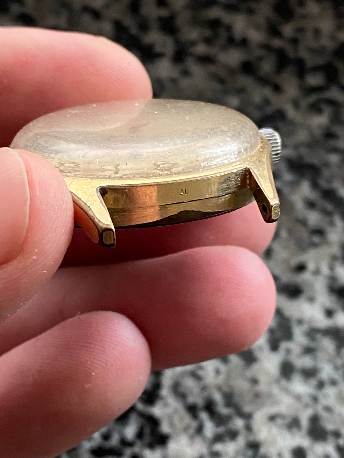 V intage Rare Wostok Watch Soviet USSR mechanical Wristwach Gold Plated AU