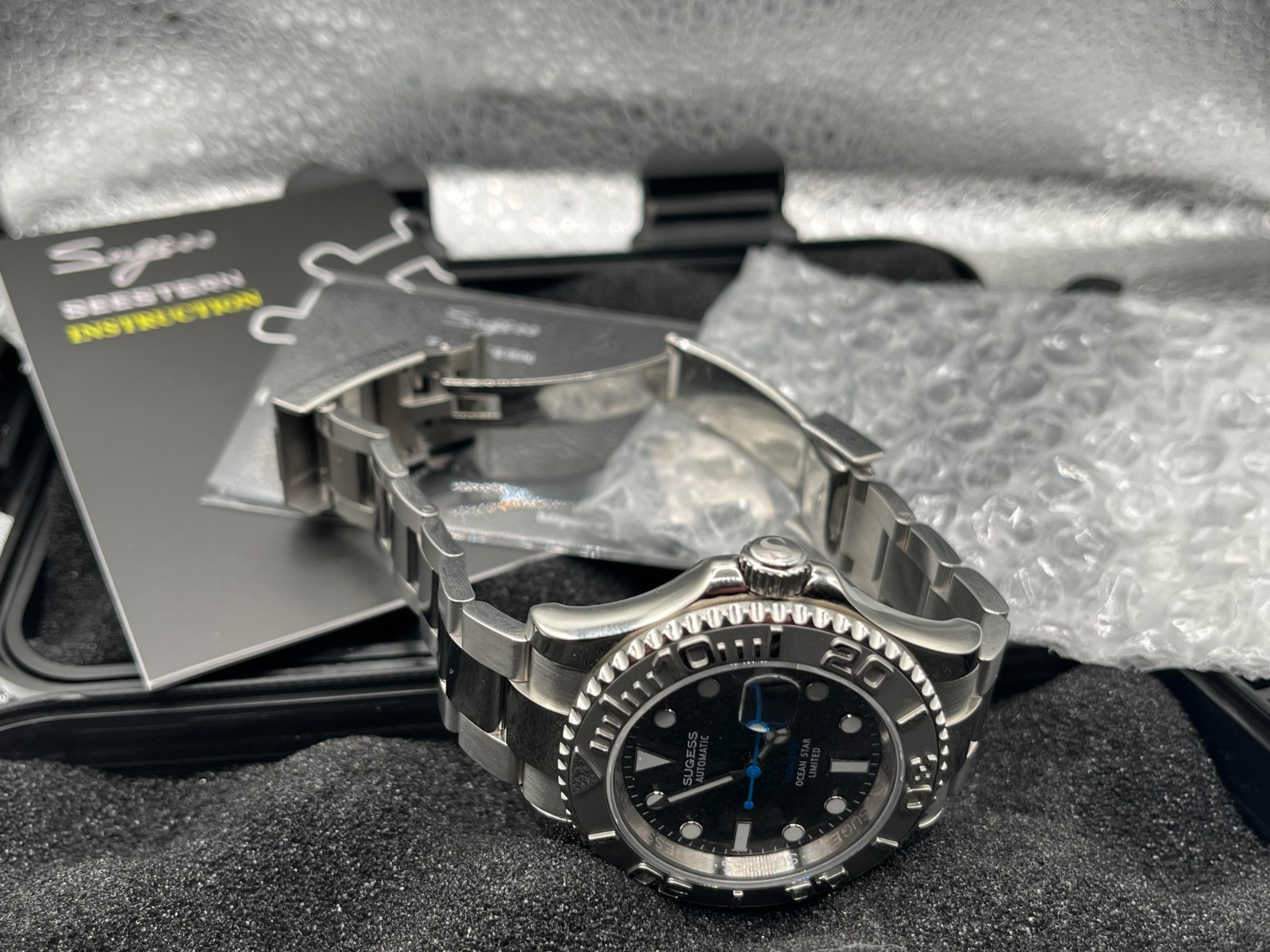 Sugess Ocean Star S450-2.KS NH35A Automatic 40mm Diver – Excellent Condition