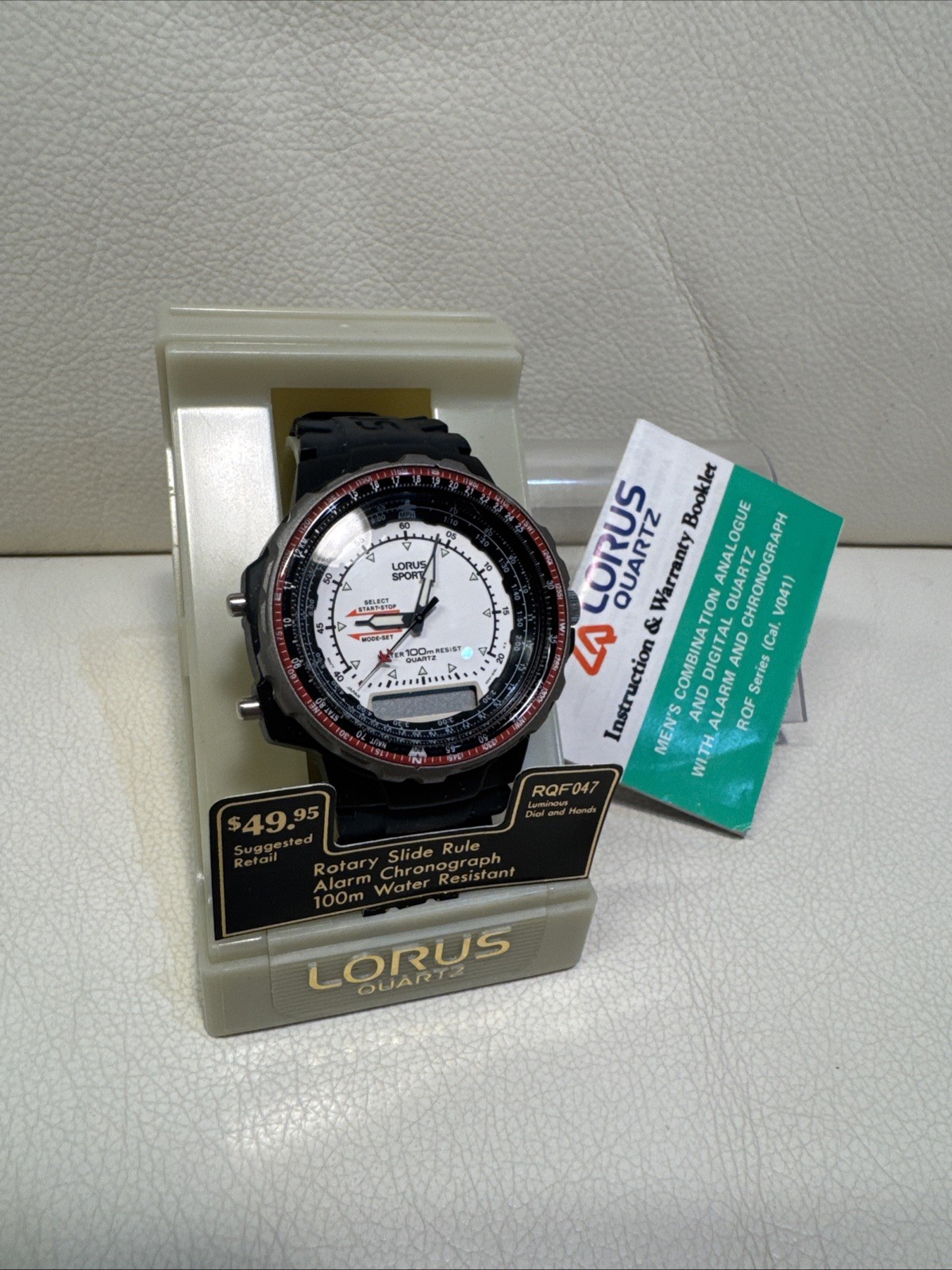 Lorus Sports Pilot Vtg Aviator Digital Watch RQFO47