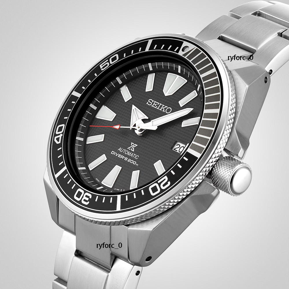 Seiko SRPF03 Prospex Sea King Samurai Automatic Divers Stainless Steel Men Watch