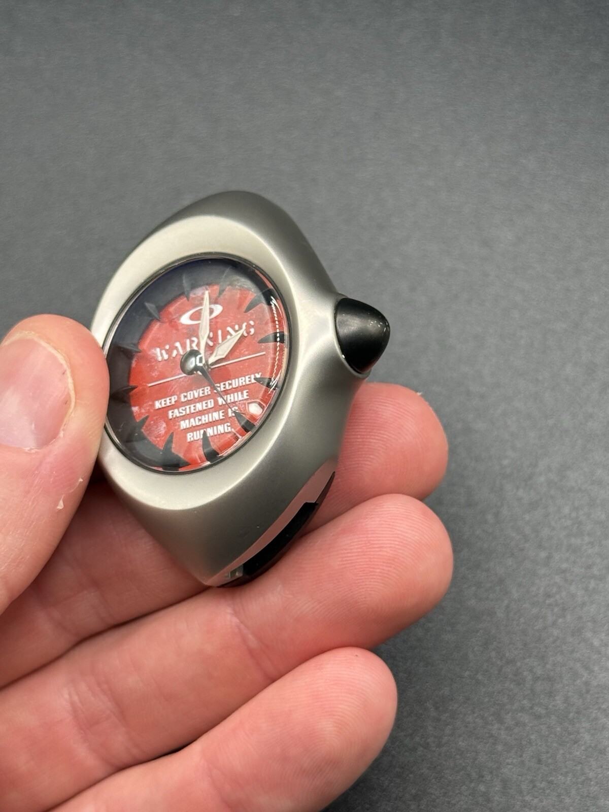 Oakley Crush “Warning” Red Dial Watch (New Condition/No Band)
