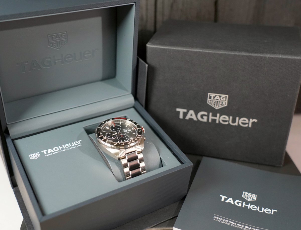 TAG Heuer Formula 1 Calibre 16 Auto Chronograph Full Set Box Papers (NJL029135)