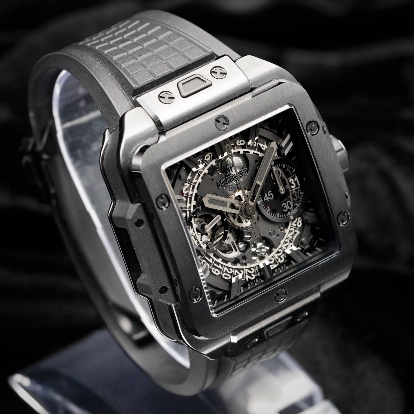 2023 Hublot Square Bang Unico “All Black” – Limited Edition Full Set #250/250