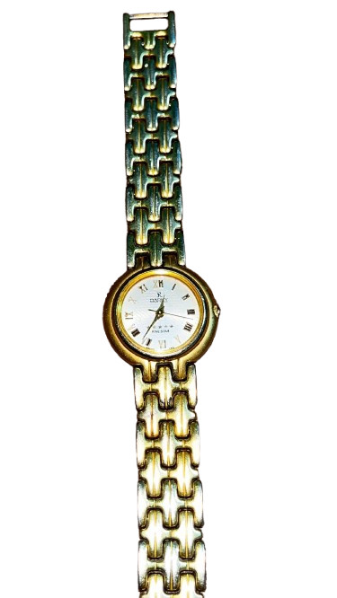 Vintage Darky Five Star Swiss Made Women’s Gold Plated Bracelet Watch 1990s 753.