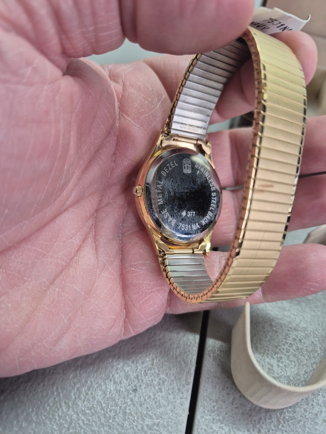 Jules Jurgensen United States Navy Watch 2035 Quartz Gold Tone NIB