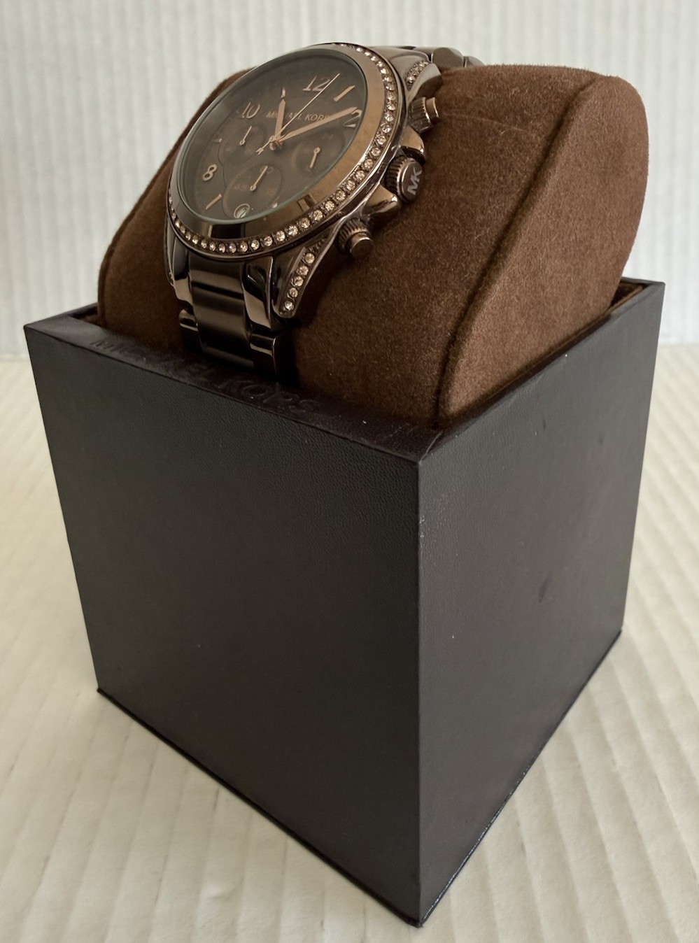 Michael Kors MK5493 Blair Chronograph Bronze Tone Stainless Steel Watch Women’s