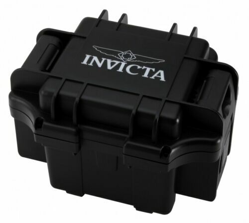 NEW Invicta One (1) Slot JET BLACK Waterproof Collector’s Dive Case/Watch Box