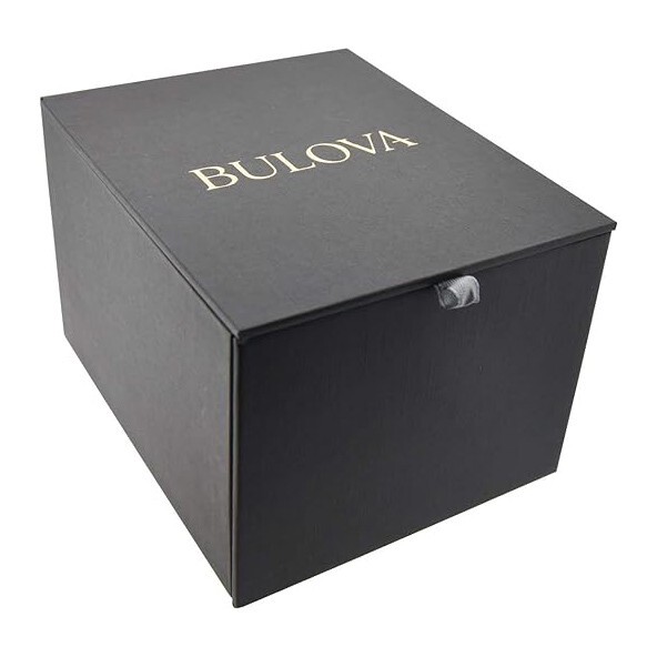Bulova Men’s Silver Dial Silver-Tone Stainless Steel Band Analog Quartz Watch