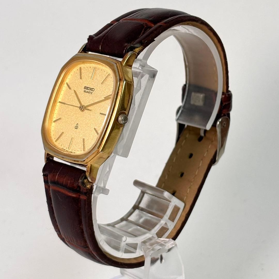 New Battery Running Seiko Vintage Watch Matte Dial Square Wristwatch