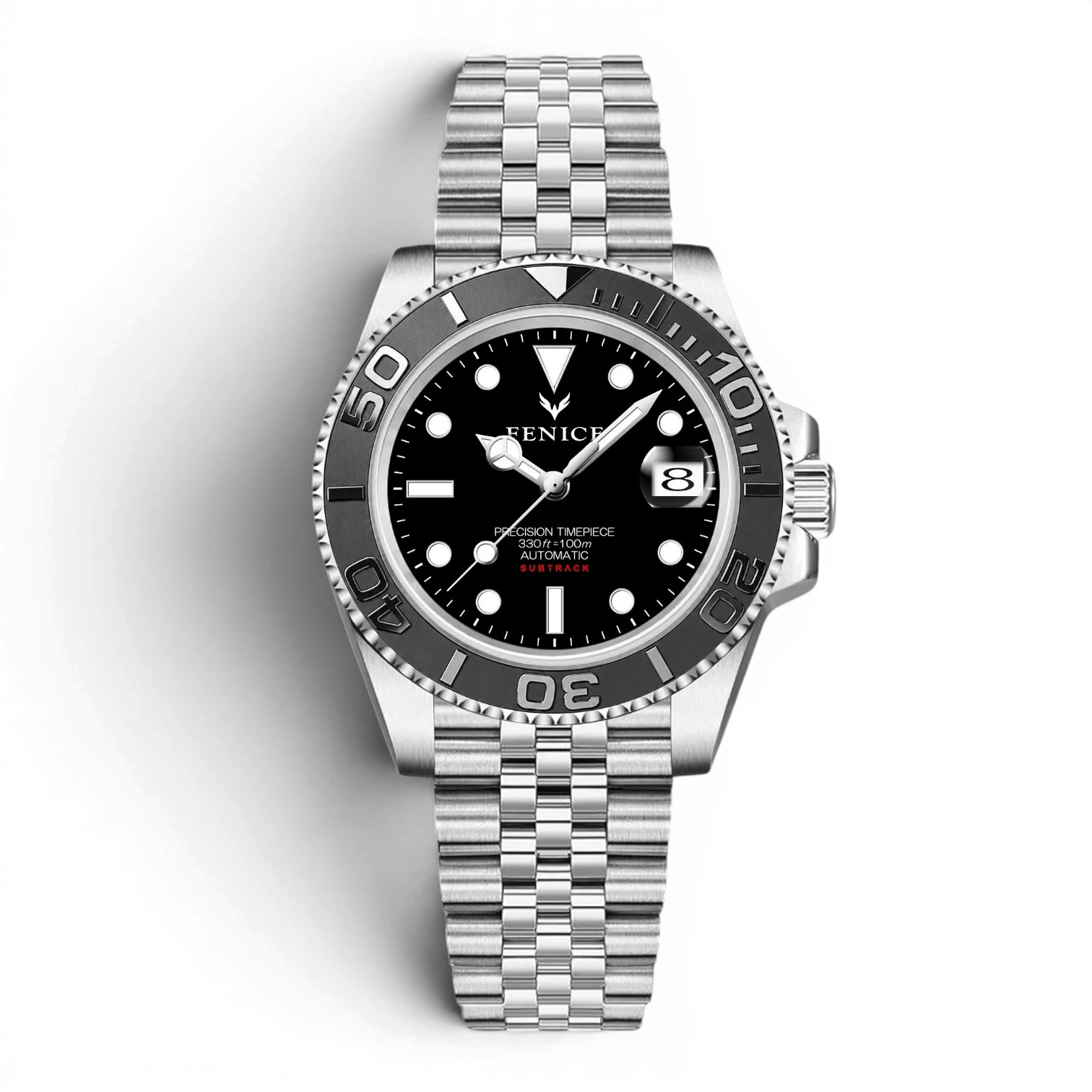 Phoenix Subtrack SEA Graphite 10ATM Automatic Watch with Miyota Movement