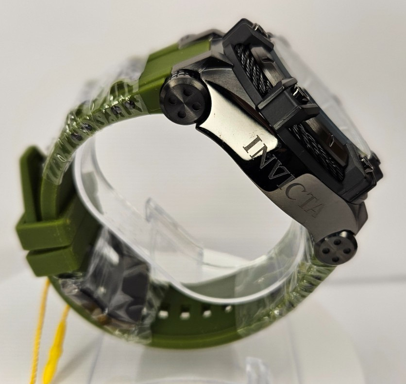 Invicta Bolt Surge 52mm Men’s Quartz (VD54) Watch Army Green/Gunmetal 49807 NIB