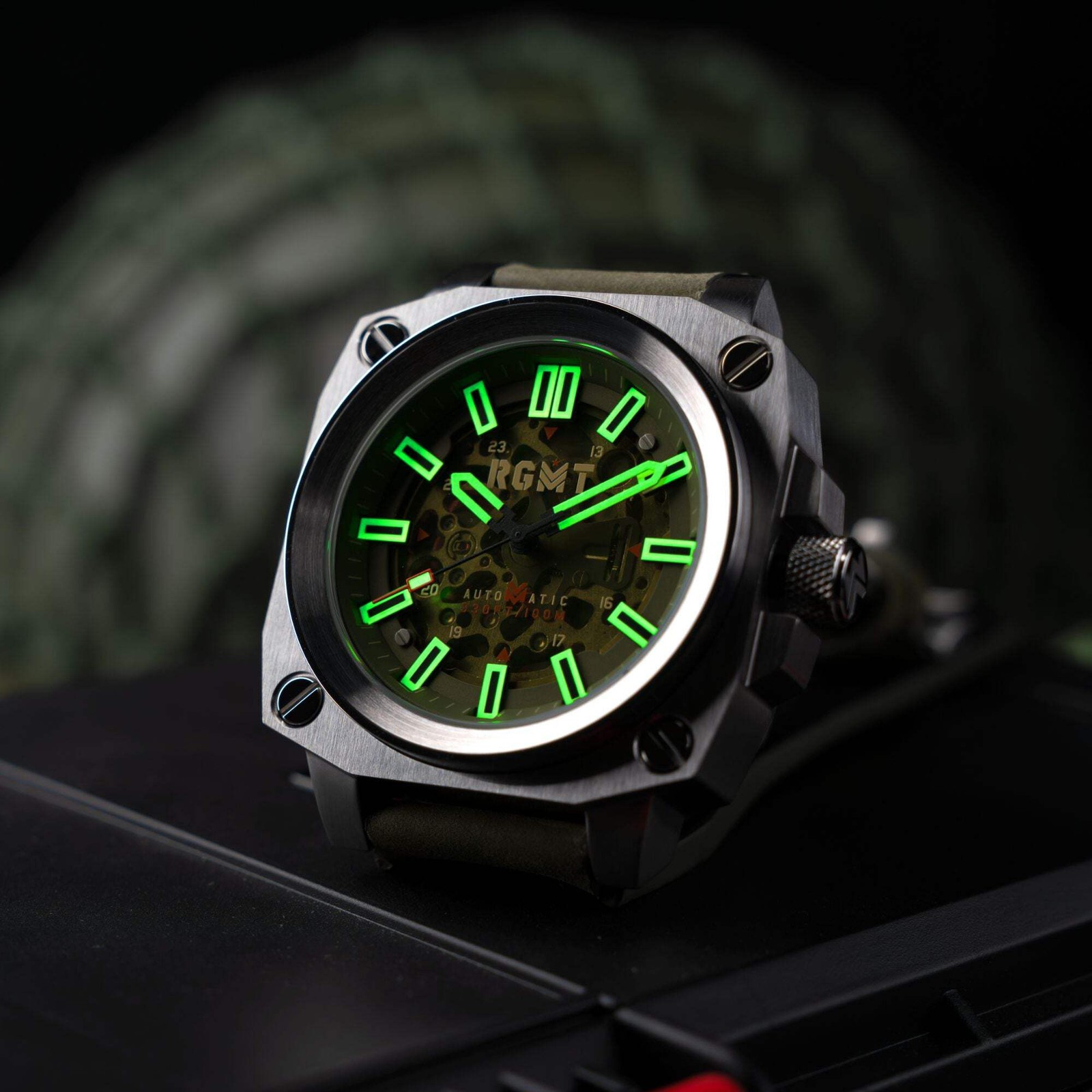 RGMT Altimeter Stainless Steel 46mm Automatic Wristwatch RG-8064-06