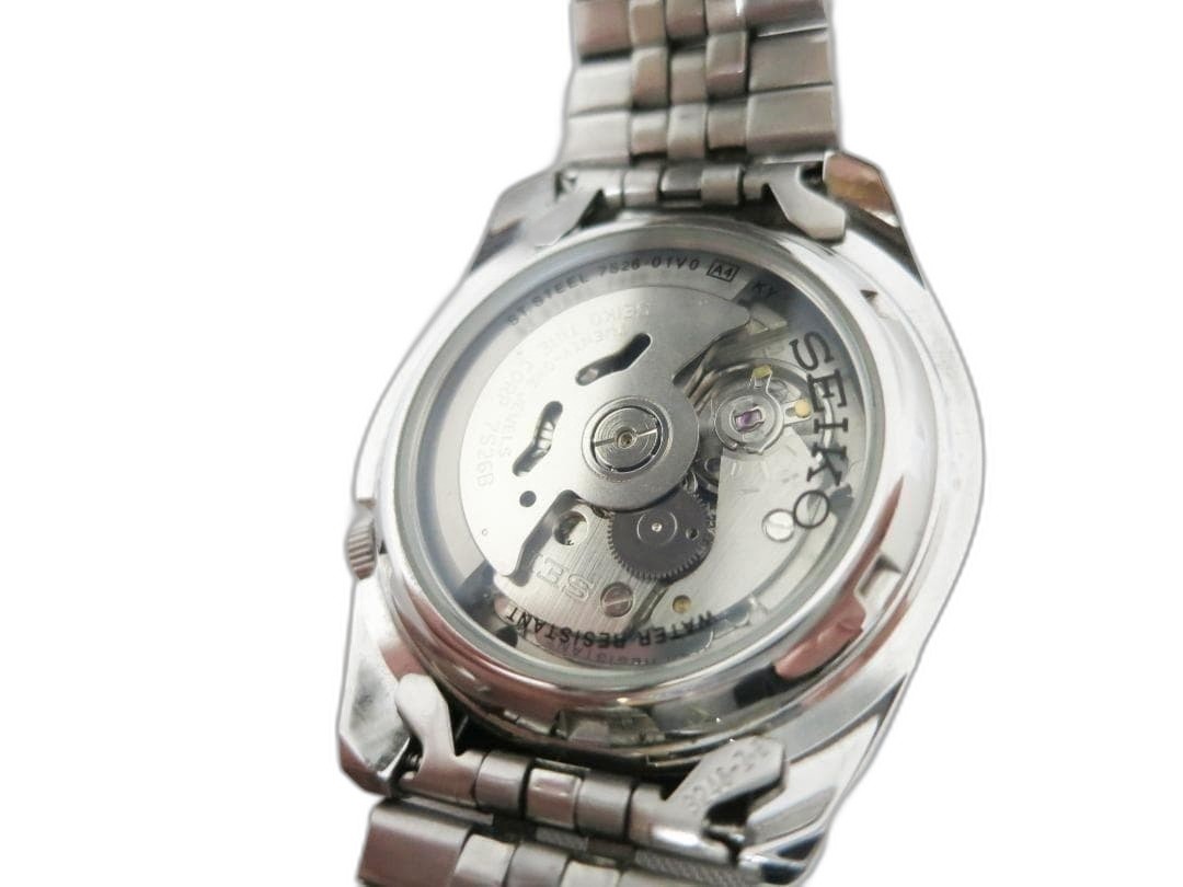 SEIKO 5 Wristwatch Automatic Skeleton 7S26-01V0 Pre-owned – Excellent