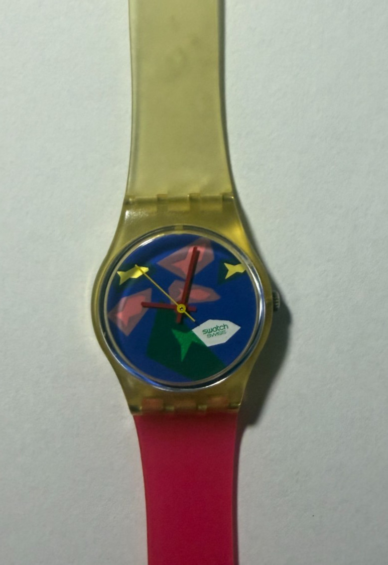 Swatch Watch AQUA DREAM LK100 LADY – Not Ticking – SOLD “AS-IS” PARTS OR REPAIR