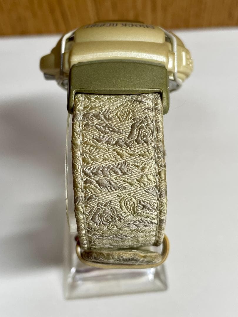 Baby G quartz wristwatch beige limited edition BG 20 new battery
