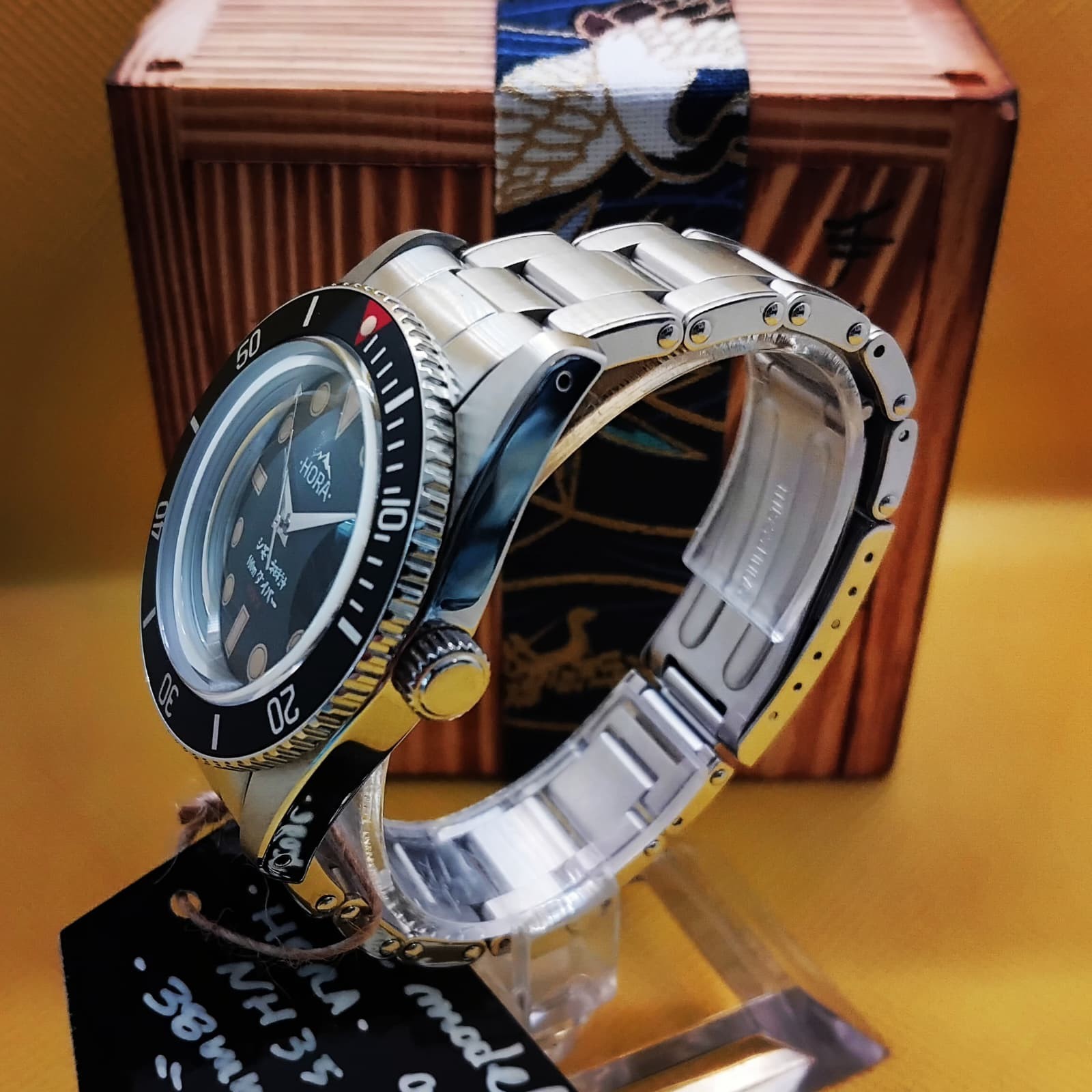 Vintage 38mm Automatic Movement Watch -Hora-