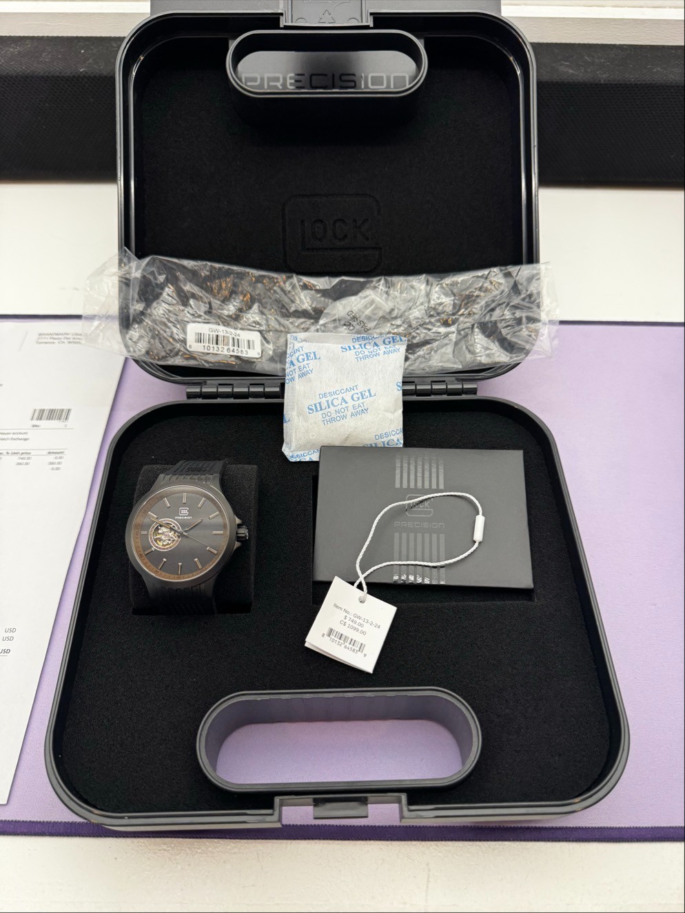 Glock Watch GW-13-2-24 AUTOMATIC MOVEMENT, SWISS SUPER-LUMINOVA®
