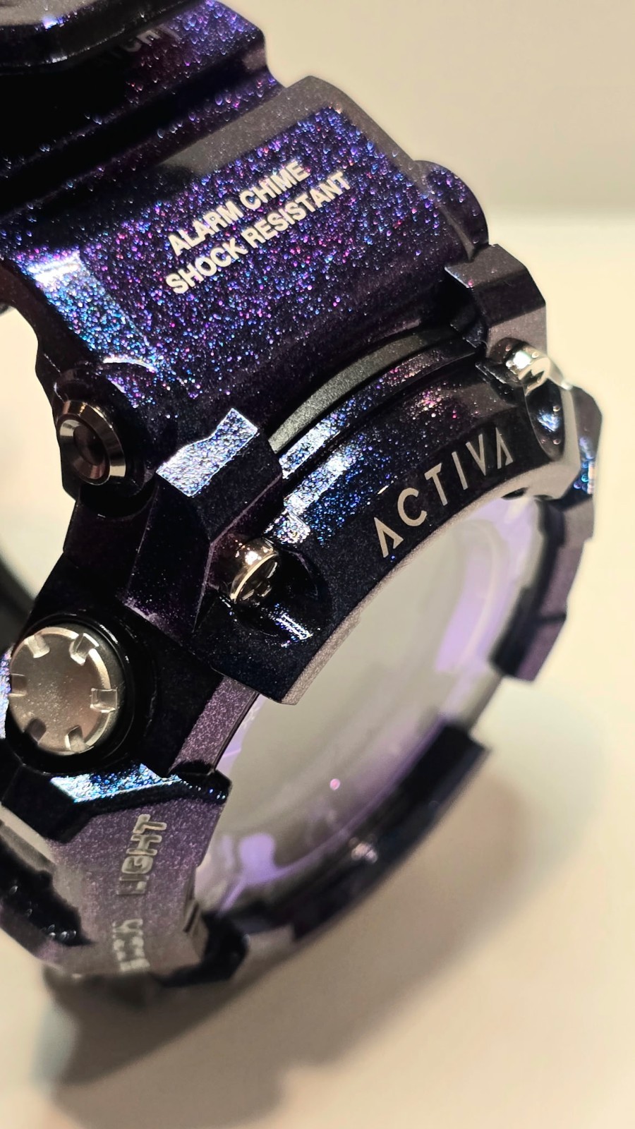 Activa Sport Digital Quartz Chronograph Blue/Purple Resin 30M w/Box