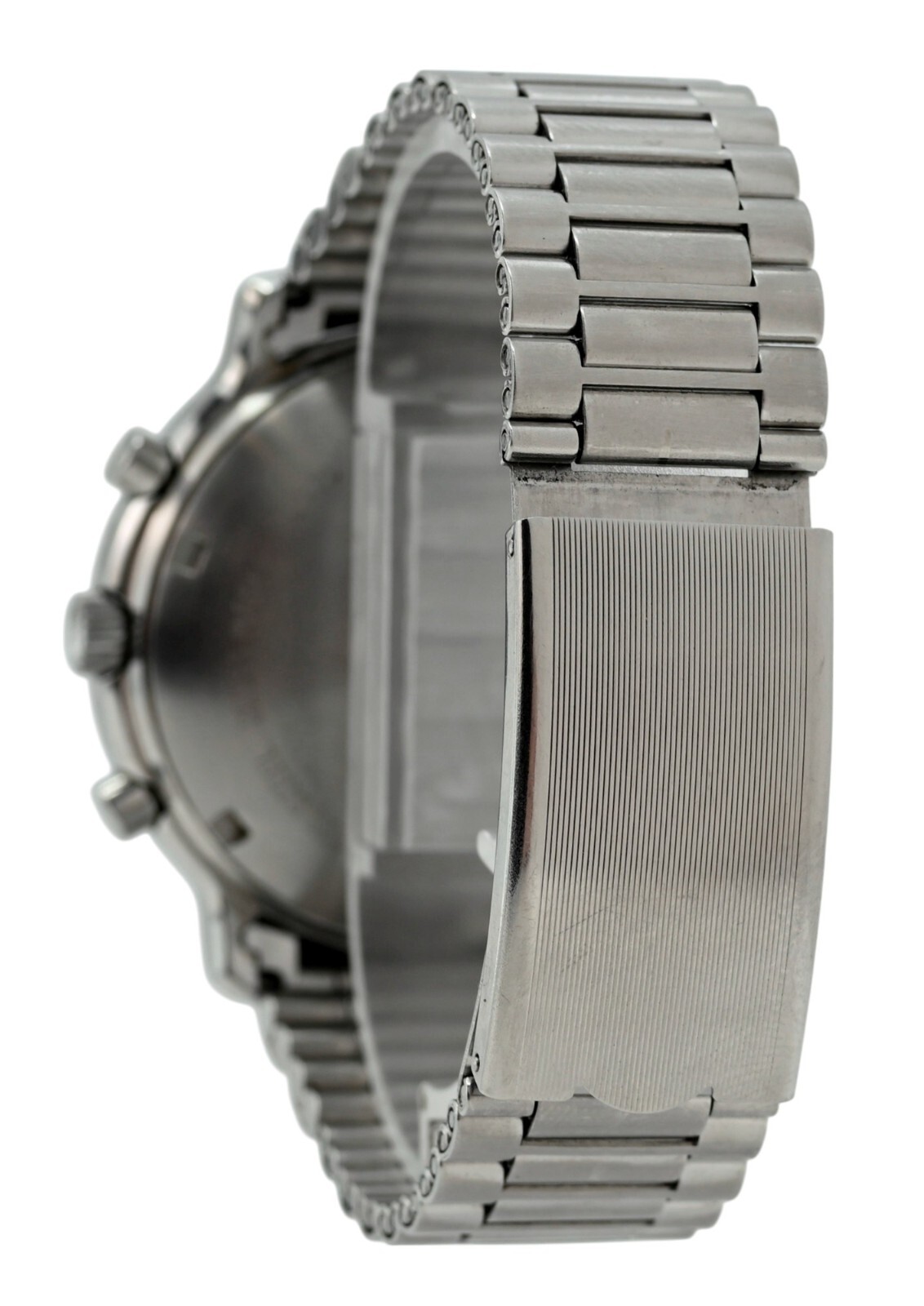 Bucherer 40mm Men’s Automatic 7750 Chronograph Day-Date SS Watch! Ref: 14036!