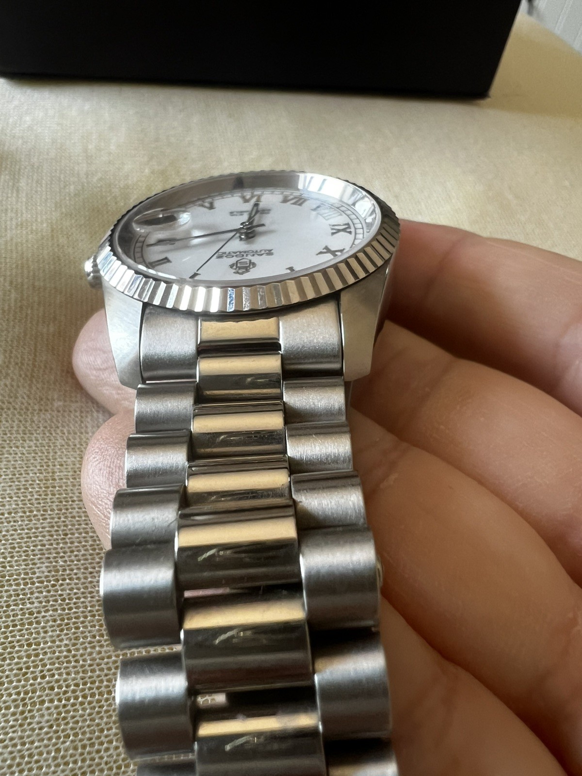 SANDOZ day/date President automatic ETA 2834-2 25Jewels swiss made 1990s