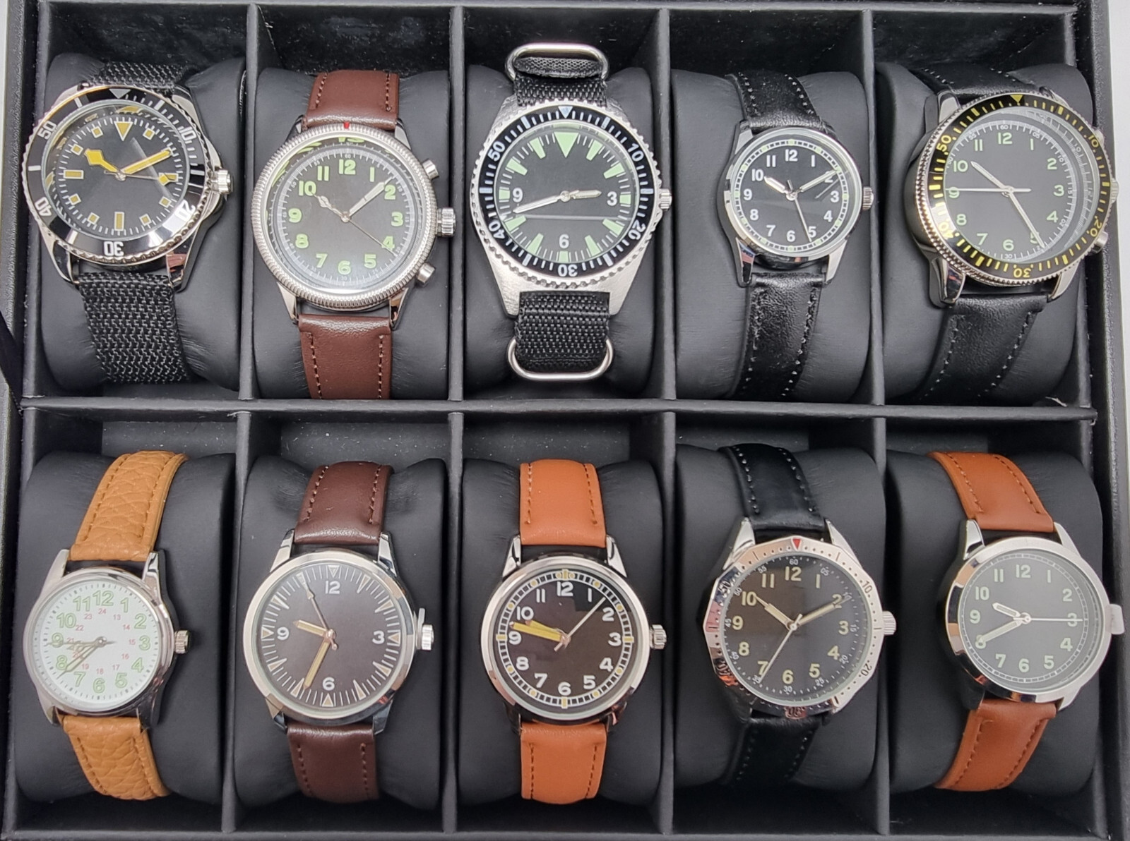 Eaglemoss Watches Military Collection Vintage Retro Style Wristwatch Men NEW UK
