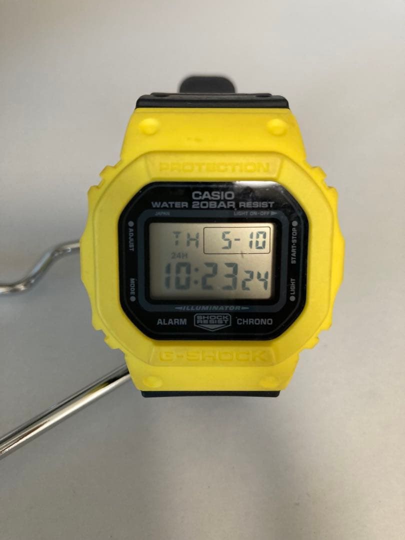 G-SHOCK DWE-5610 Yellow Custom Carbon Core Guard Made in Japan