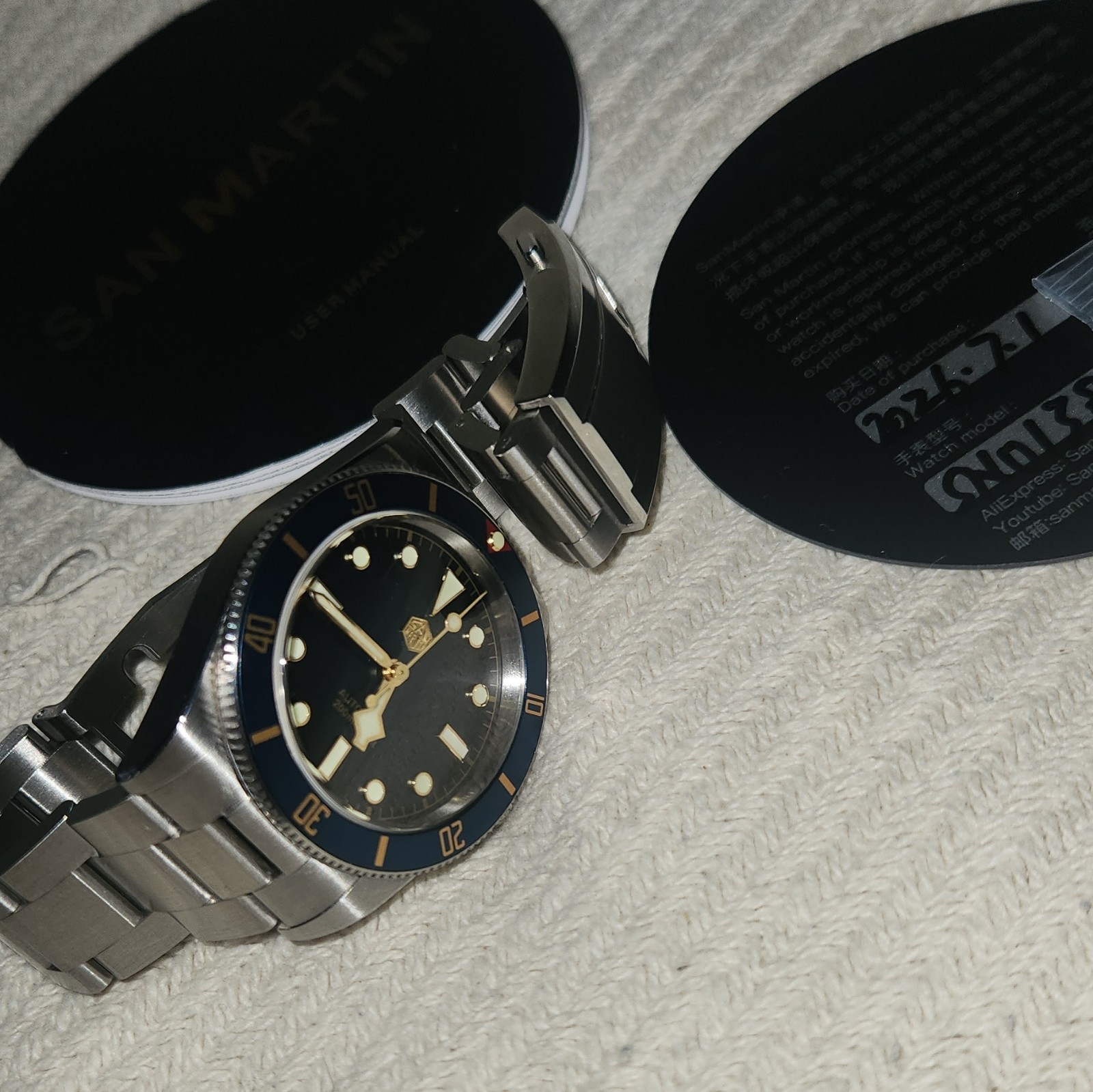 San Martin SN0138-GB 2026 New Upgraded 37mm BB54 Men’s Diver ST2130 (Green C3)