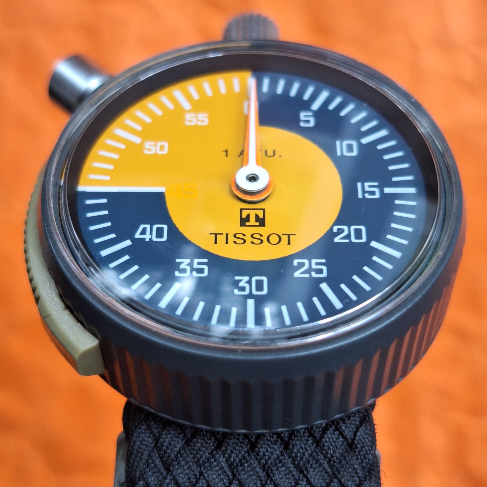 TISSOT 1979 FIFA REFEREE SOCCER STOPWATCH LEMANIA 7160