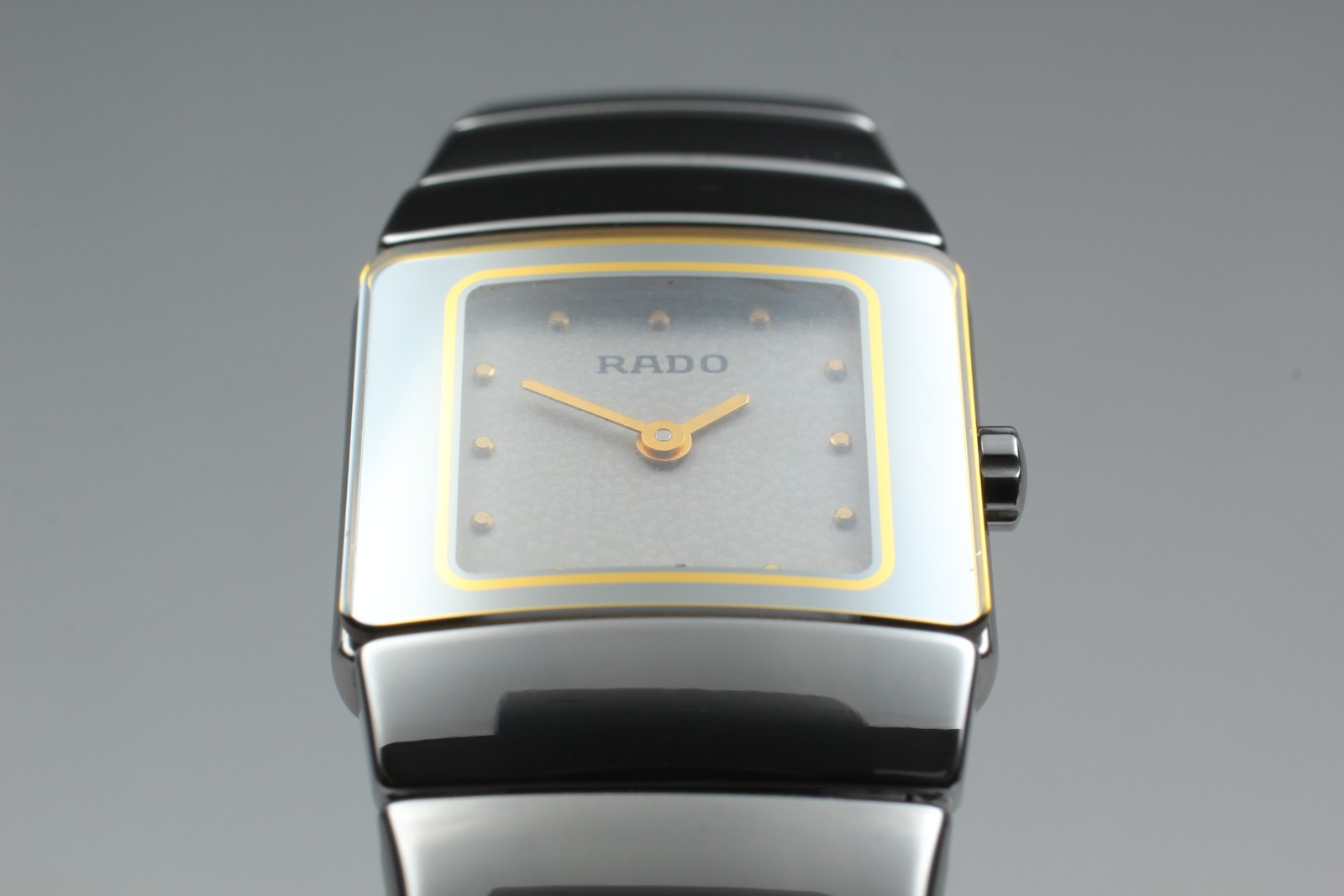 [MINT] RADO DIASTAR 153.0334.3 Ceramic Quartz Gray Unisex Watch From JAPAN