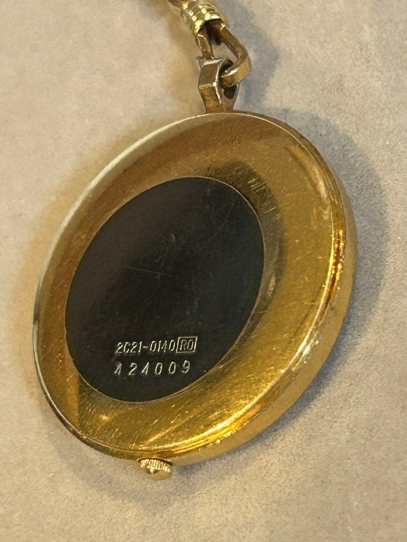 Seiko SEIKO 2C21-0140 Pocket Watch Quartz