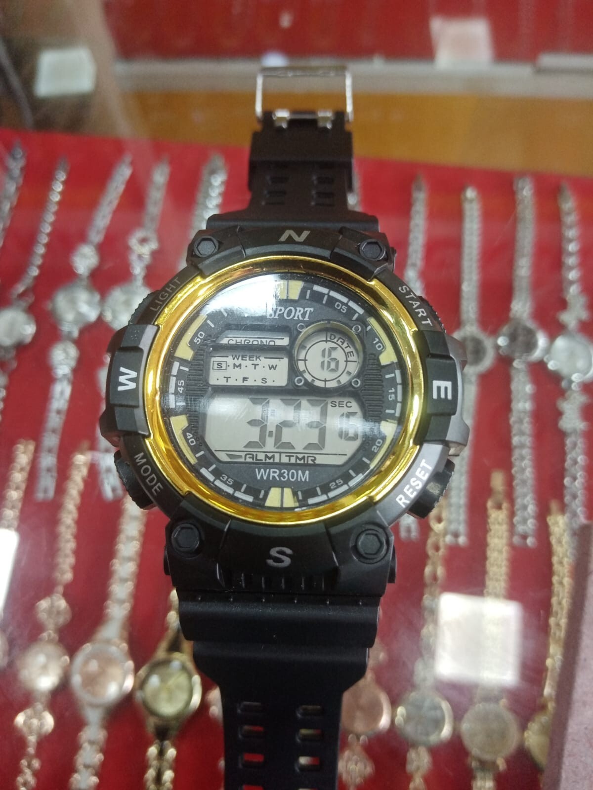 1Pcs Digital Sports Watch Large Face Water Resistant Wrist Watches For Men New